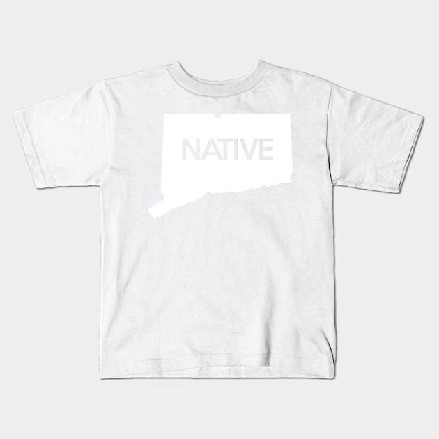 Connecticut Native CT Kids T-Shirt by mindofstate